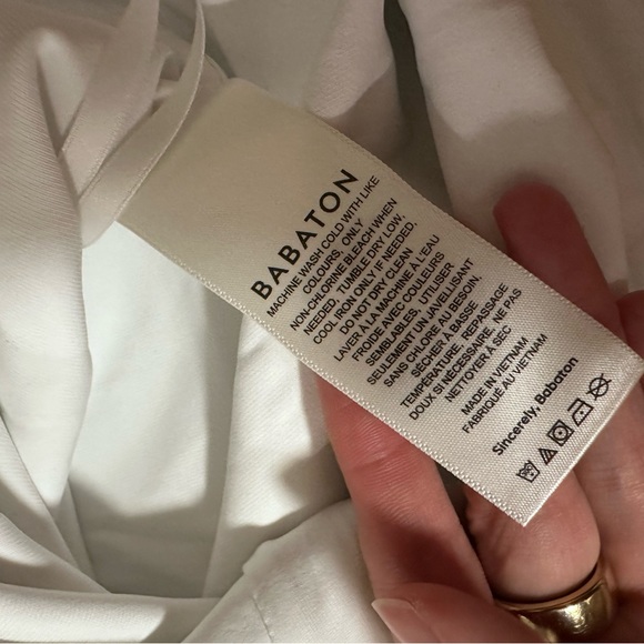 Babaton Contour Squareneck Longsleeve Bodysuit S - Picture 6 of 7